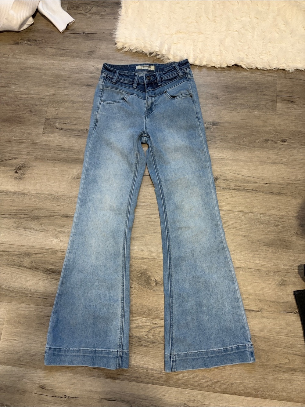 Rock & Roll Light Blue Women's Flared Jeans
